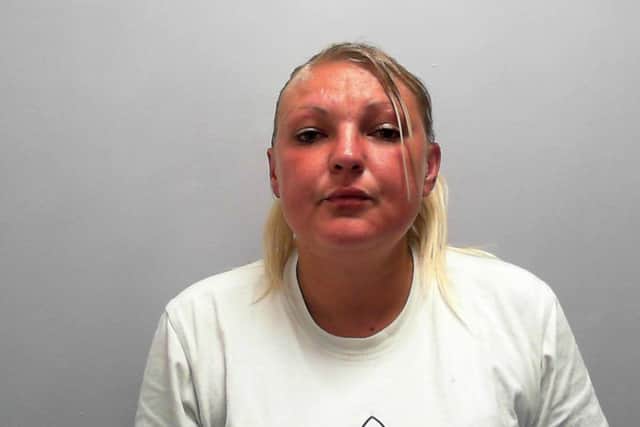 Sadie Metcalf must not be visibly intoxicated through alcohol or drugs in any public place within Scarborough town centre