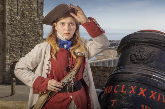 English Heritage has recruited its first ever female pirate to take part in a new series of Pirates! events this summer. Sword fighting 18-year-old Freyja Eagling will first make landfall at Scarborough Castle