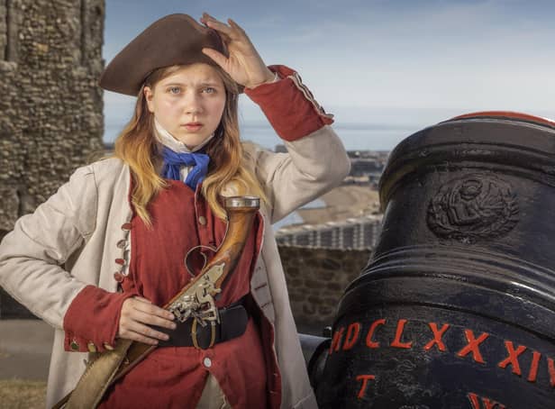 English Heritage has recruited its first ever female pirate to take part in a new series of Pirates! events this summer. Sword fighting 18-year-old Freyja Eagling will first make landfall at Scarborough Castle