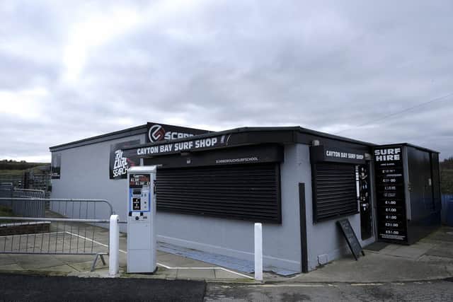 New facilities are proposed to support surfing at Cayton Bay.