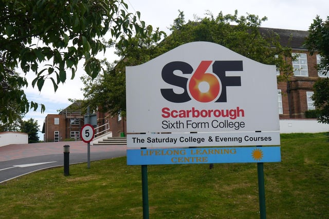 Scarborough Sixth Form College was rated as 'Good' in October 2019.