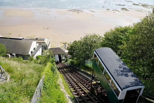 Scarborough Spa Cliff Lift is the oldest funicular railway in Britain.