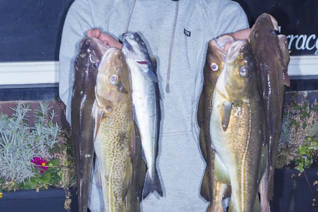 Ryan Collinson with Sunday's Heaviest Bag of Fish of 13 lb 05½ oz PHOTO BY PETER HORBURY