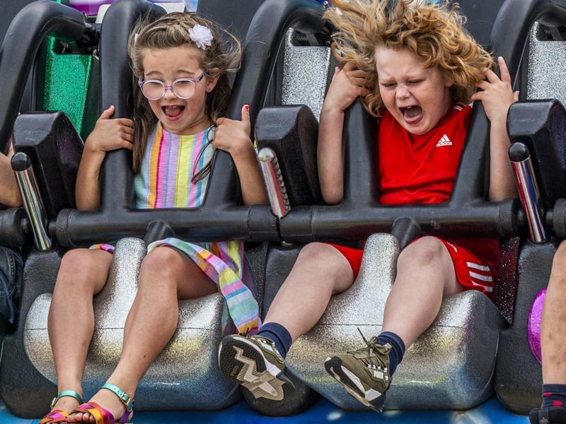 Youngsters enjoying the fair. photo: Brian Murfield