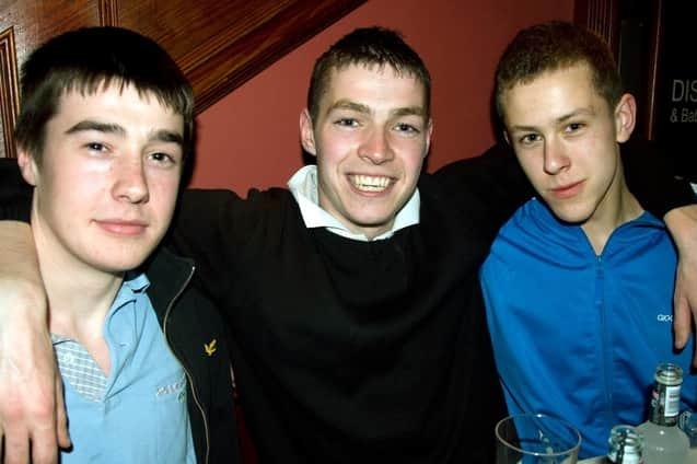 Adam, Gavin and Frazer.