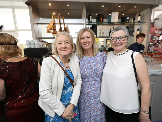 There were smiles all round at the celebration