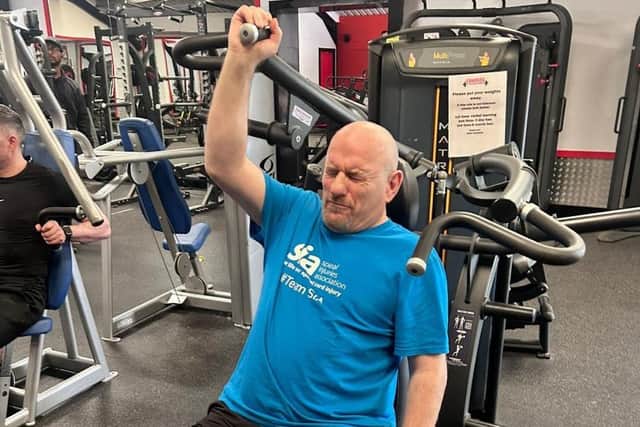 Colin improves his strength