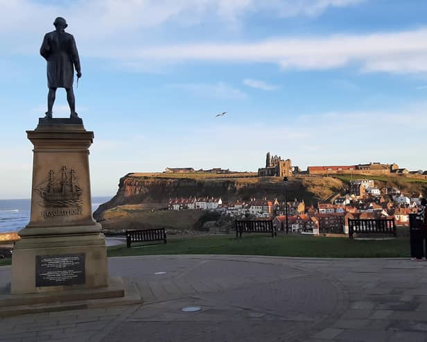 Captain Cook statue on Whitby's West Cliff.
picture: Emma Atkins