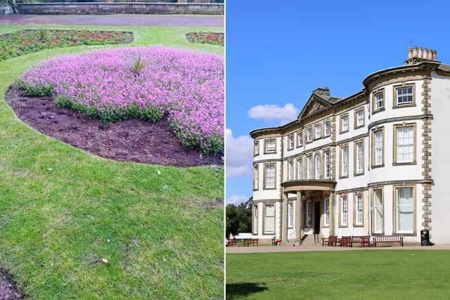 Flowers are thought to have been stolen from Sewerby Hall's iconic gardens. Photo courtesy of East Yorkshire Council.