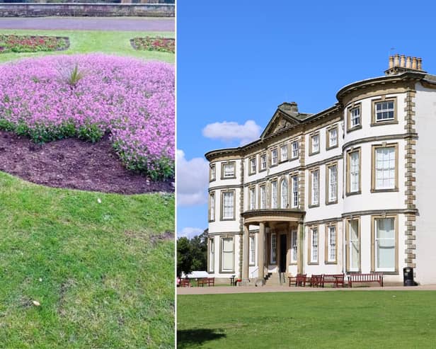 Flowers are thought to have been stolen from Sewerby Hall's iconic gardens. Photo courtesy of East Yorkshire Council.
