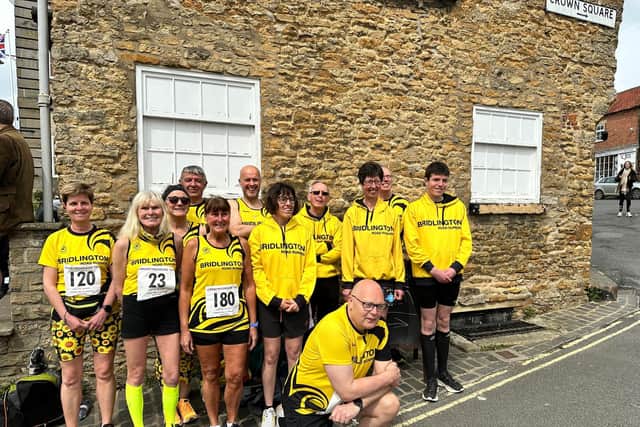 The 11 Bridlington Road Runners athletes who took part in the Kirkbymoorside 10K on Sunday.
