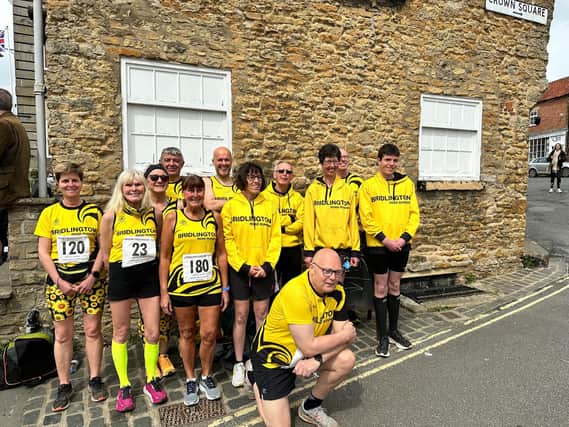 The 11 Bridlington Road Runners athletes who took part in the Kirkbymoorside 10K on Sunday.