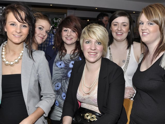 Natasha, Emily, Emily, Megan, Kirstie and Amy.