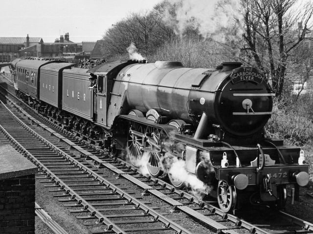 The Scarborough Flyer train, in 1950.