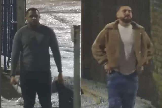 North Yorkshire Police has issued an appeal for help to identify two men following an assault in Chaplin's Bar