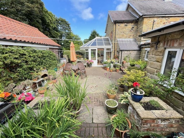 An attractive outdoor seating area.
