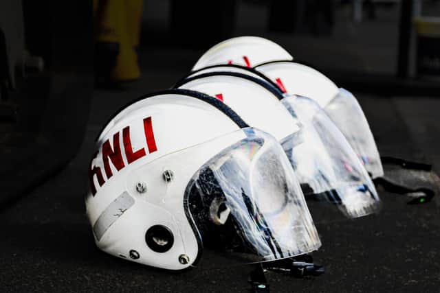 RNLI Crew Helmets - Image: RNLI/Mike Milner
