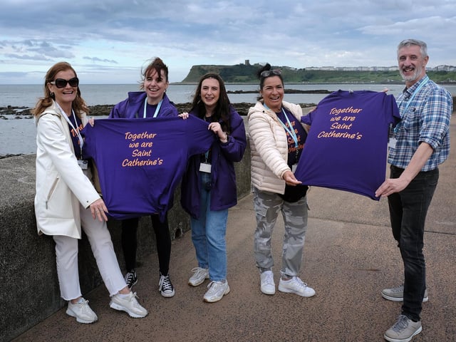 The St Catherine's Hospice team Emma Goodall, Ellie Fry, Rachel Ward and Richard Barwick.
picture: Richard Ponter
