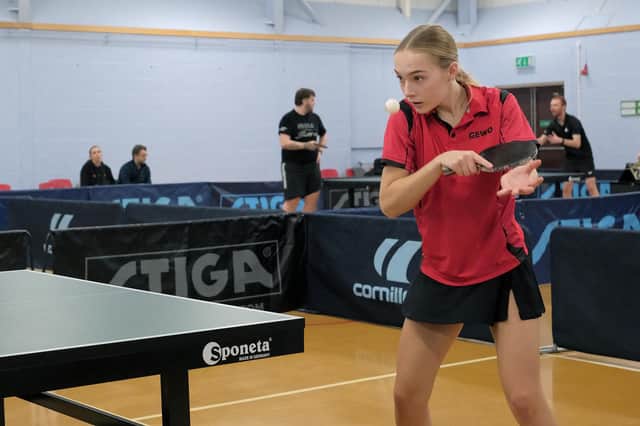 Mia Longman in action during the Scarborough team's British League matches on Saturday. Photos by Richard Ponter