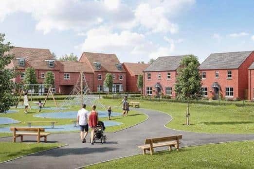 Proposed Mountby development, Cayton, near Scarborough.