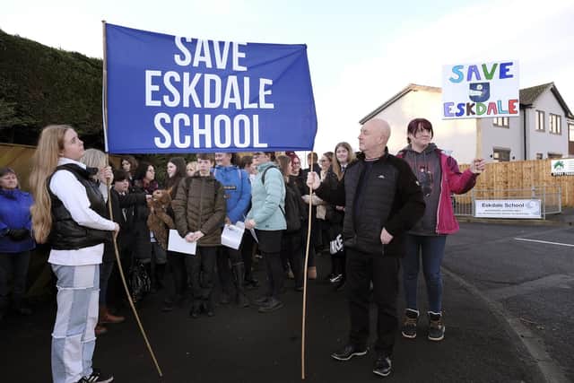 More than 2000 people have signed a petition objecting to the planned 'technical closure' of Eskdale School