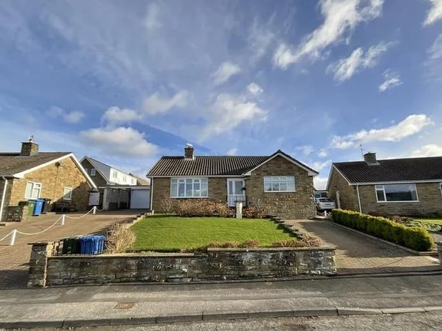 This two bedroom and one bathroom detached bungalow is for sale with CPH Property Services at a guide price of £350,000.