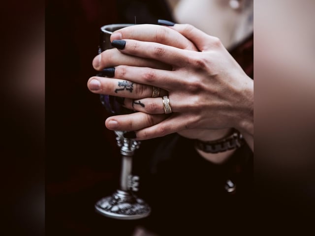 A celebratory drink!