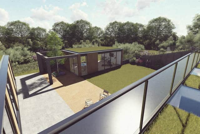An artist's impression of how the Bradley Lowery Foundation holiday home in Scarborough could look.