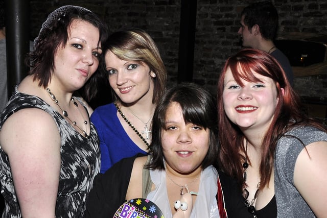 Sammy, Kim, Emily and Jenna on a girls night out.