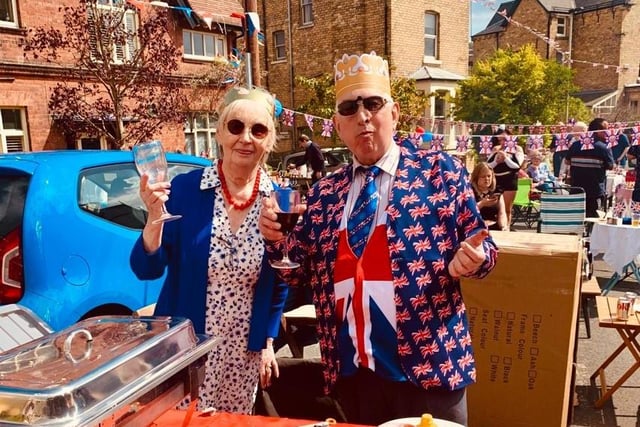 Everyone looked the part at this street party!