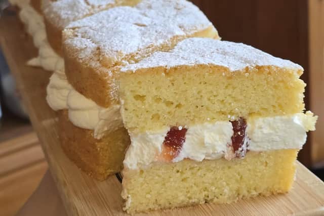 Deliciously gluten free Victoria sponge