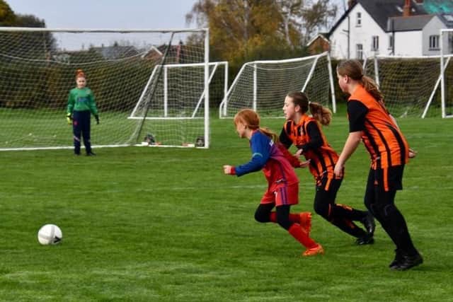 Scarborough Ladies FC Under-12s netted their first win of the season