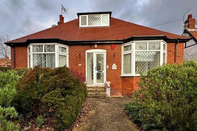 This two bedroom and one bathroom detached bungalow is for sale with Ellis Hay with a guide price of £295,000.