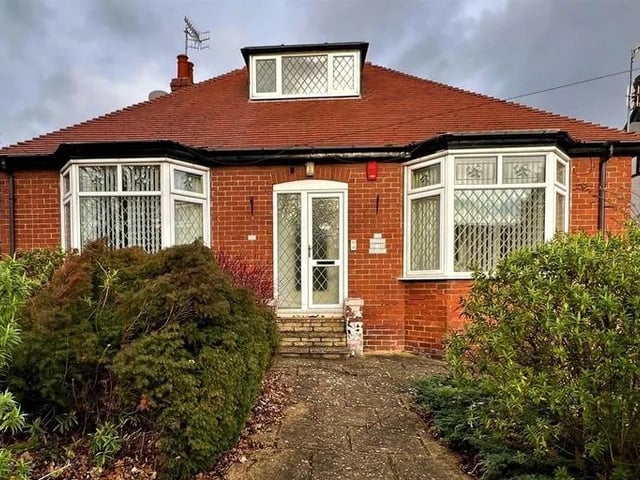 This two bedroom and one bathroom detached bungalow is for sale with Ellis Hay with a guide price of £295,000.