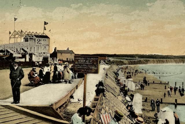 Beach Tents were rapidly replacing the traditional wheeled bathing vans.