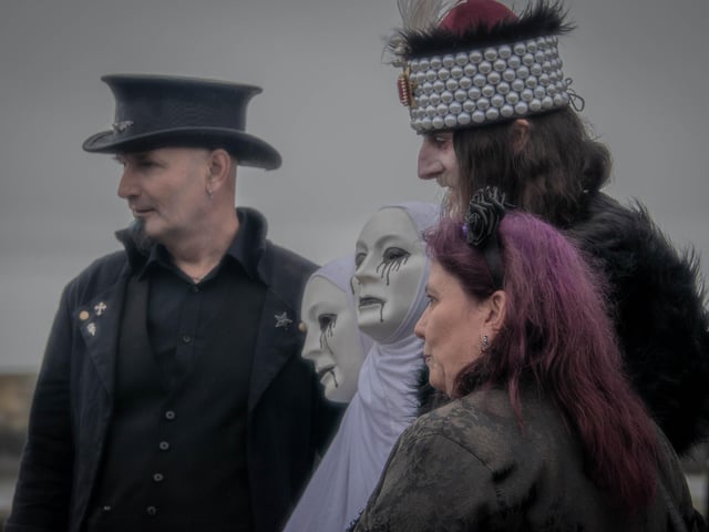 Some visitors to Goth Weekend.
picture: Deborah McCarthy.