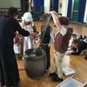 Learning to wash clothes with Mrs Periwinkle