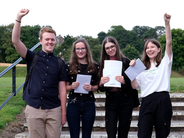 Robert Hitchhcock, Melanie Jackson, Abbie Winwood and Daisy Howarth share their results