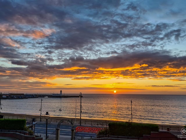 Spectacular sunrise.