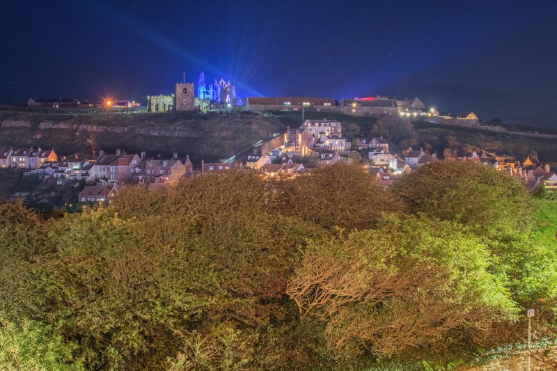 Illuminated Abbey from Khyber Pass.
picture by Deborah McCarthy.