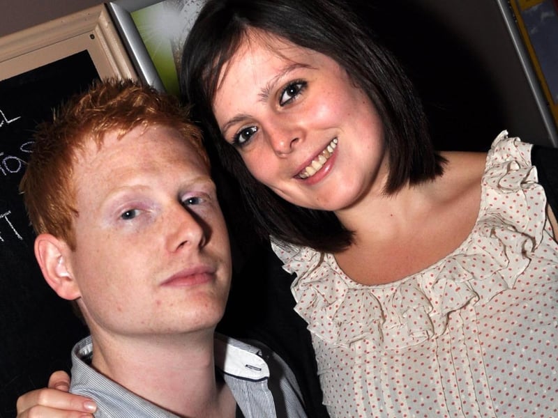 Matt and Katie find a quiet corner in Scholars!