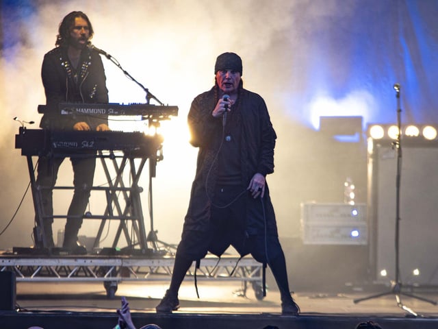 The Cult then hit the stage for their adoring fans.