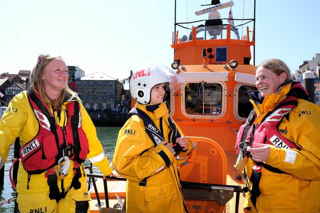 RNLI finding out about life on the Lifeboat.picture: Richard Ponter