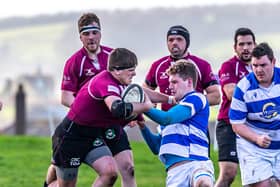 Whitby Maroons battle it out with North Shields. PHOTOS BY BRIAN MURFIELD