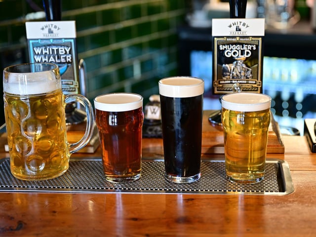 Drinks at the ready.