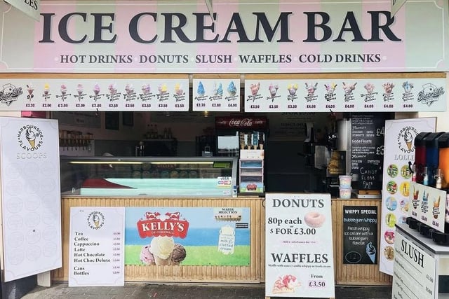 Harbourside Flavours is located on Harbour Road, Bridlington. It received 16 votes from our readers, making in 2nd in the list. It is a family owned and run ice cream bar that was established in 2019, and is known for selling award-winning Jaconelli’s fresh recipe whippy.