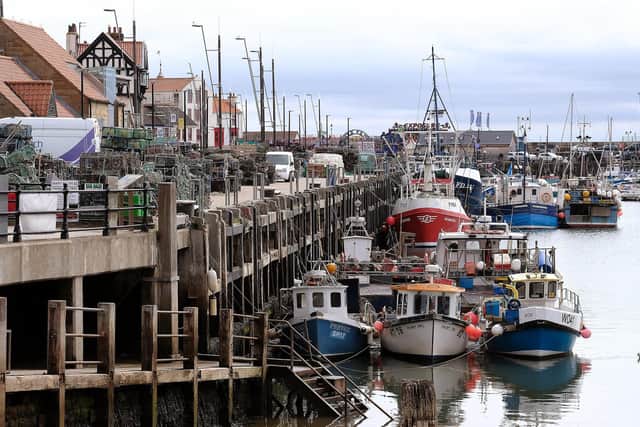 Scarborough Harbour was part of Mark's inspiration