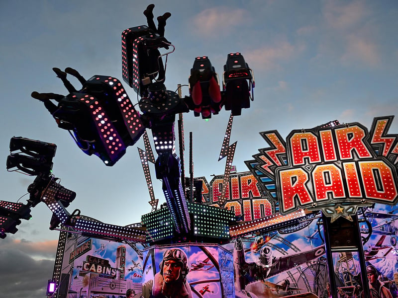 Flying high at the fair.