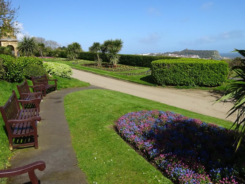 View towards Scarborough Castle and the South Bay.