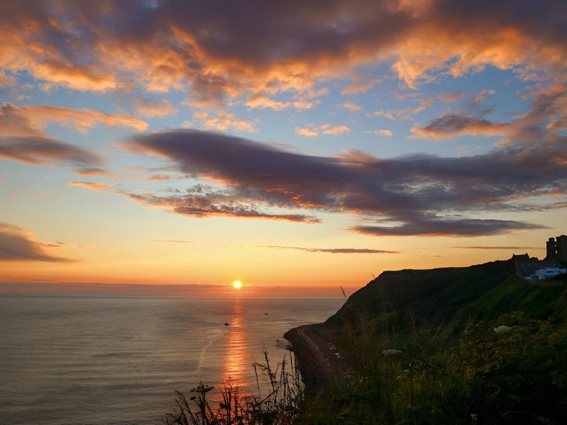 Dolphin-shaped cloud over Scarborough, by Beverley Senturk.